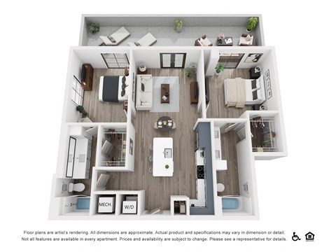 B6-B bedroom floorplan